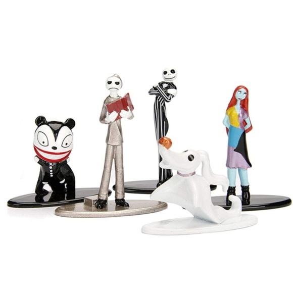 25 Years Nightmare Before Christmas 5 Pcs Figures Nwt